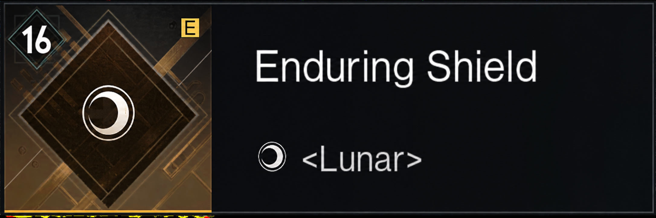 Enduring Shield gear mod
