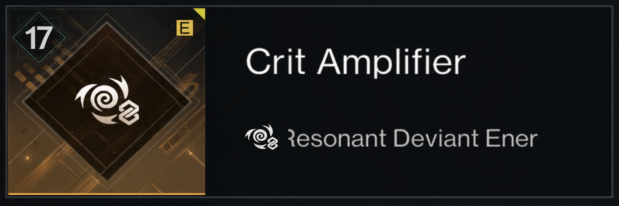 Crit Amplifier gear mod