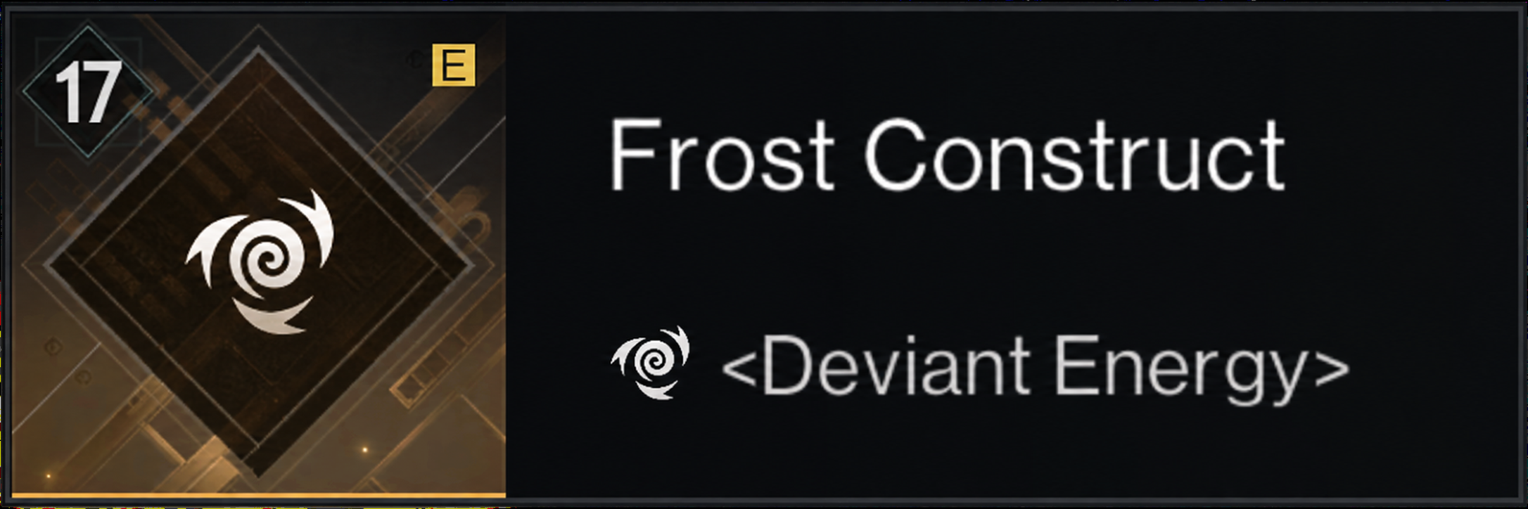 Frost Construct gear mod