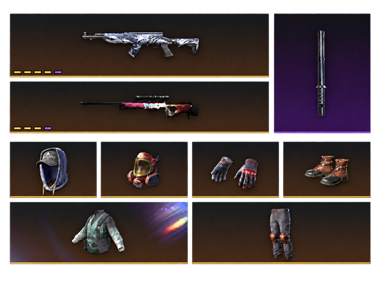 Once Human SKS Pathfinder loadout showing equipped weapons and gear